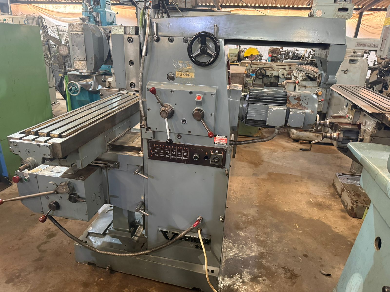 Vernier Universal milling machine thumb
